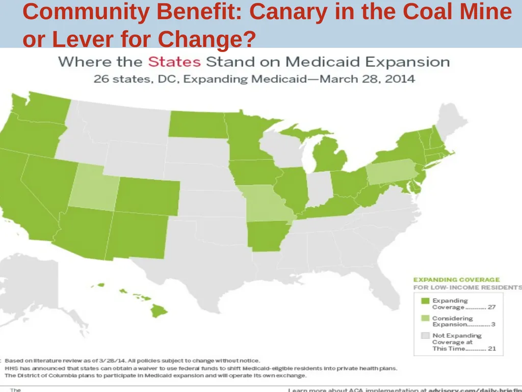 Hospital Community Benefit: Policy, Practice and - slide 17 of 22