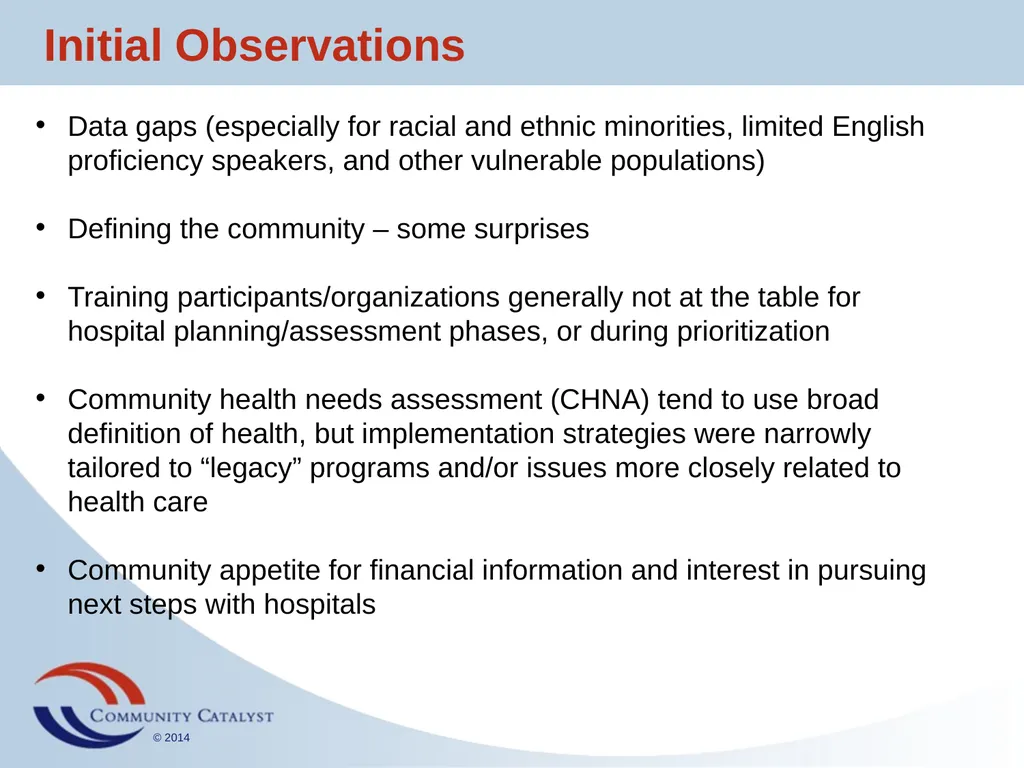 Hospital Community Benefit: Policy, Practice and - slide 21 of 22