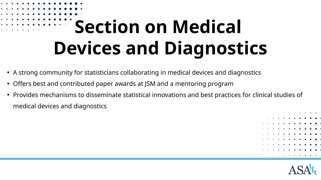 ASA Sections and Interest Groups Sections and - slide 24 of 47