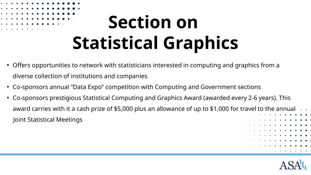 ASA Sections and Interest Groups Sections and - slide 18 of 47
