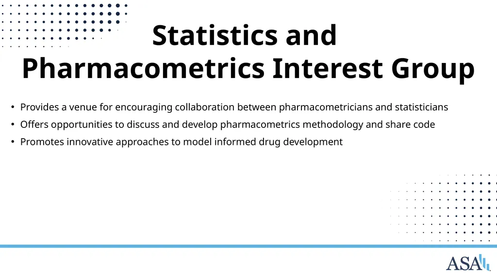 ASA Sections and Interest Groups Sections and - slide 43 of 47