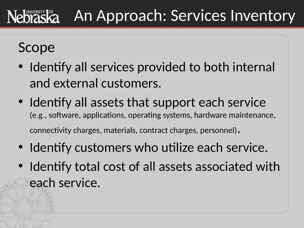Updating the Value Proposition: Using Services to - slide 4 of 16