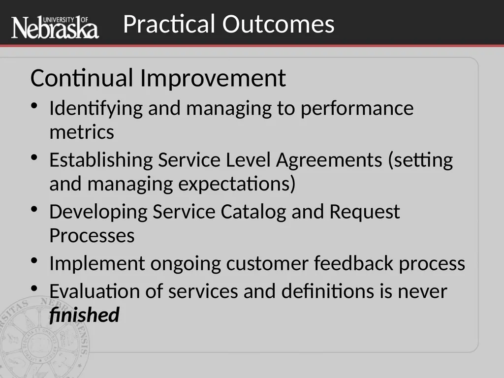 Updating the Value Proposition: Using Services to - slide 15 of 16