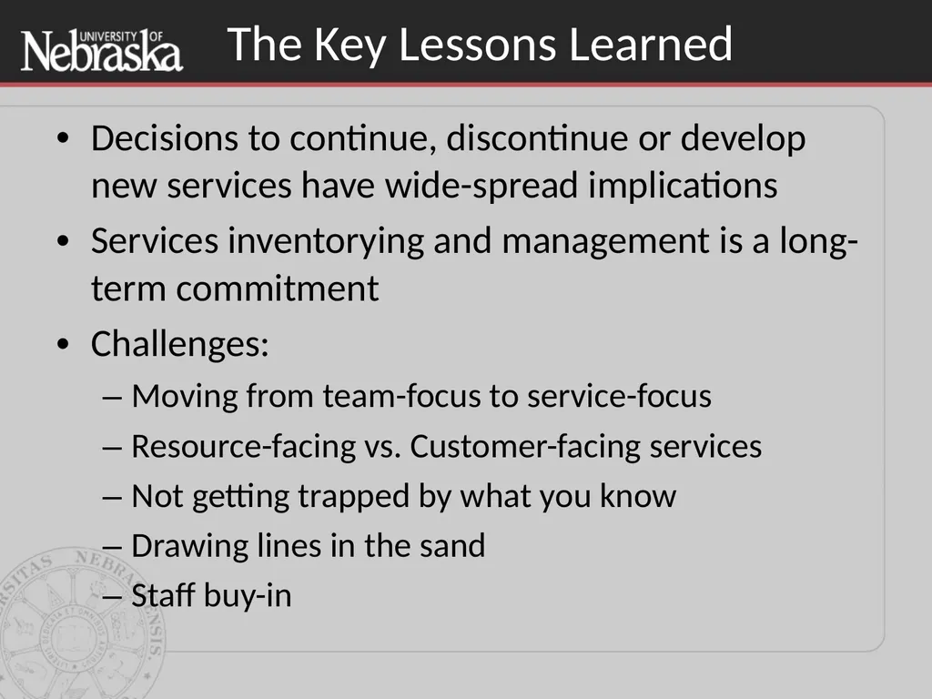 Updating the Value Proposition: Using Services to - slide 10 of 16