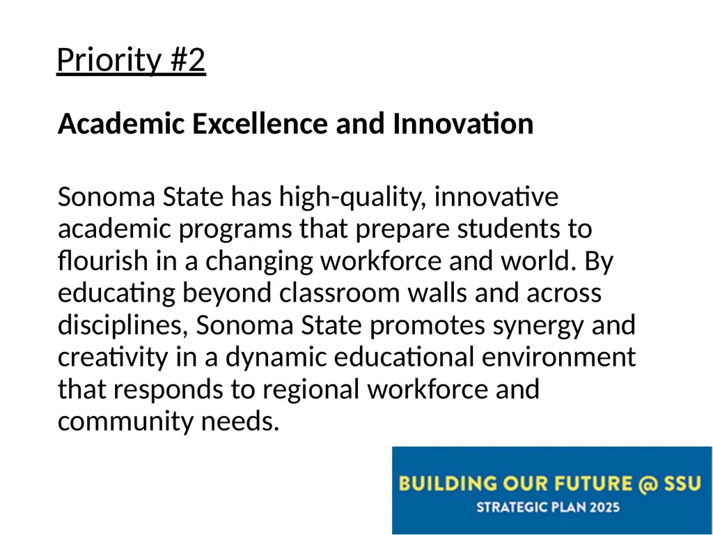 Share.Shape.Unite. Building our Future @ SSU - slide 11 of 15