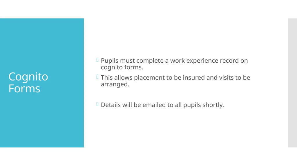 Beyond the Sixth Form Work Experience, Higher - slide 8 of 41