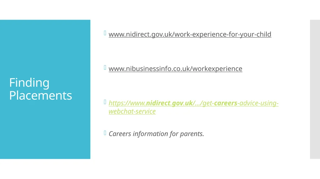 Beyond the Sixth Form Work Experience, Higher - slide 6 of 41