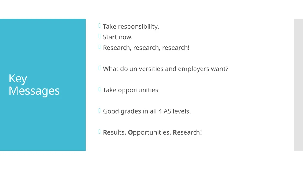 Beyond the Sixth Form Work Experience, Higher - slide 15 of 41