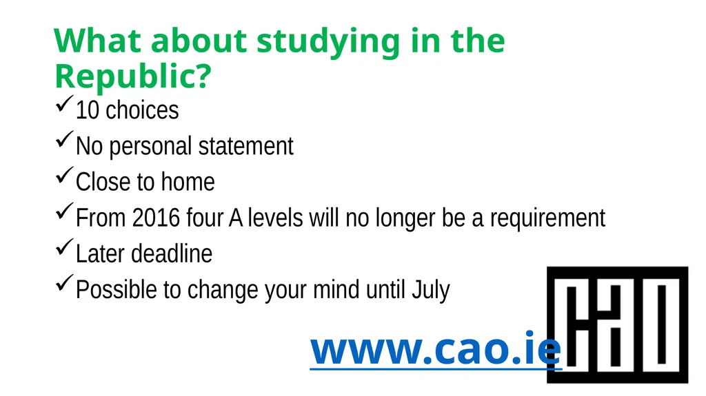 Beyond the Sixth Form Work Experience, Higher - slide 29 of 41