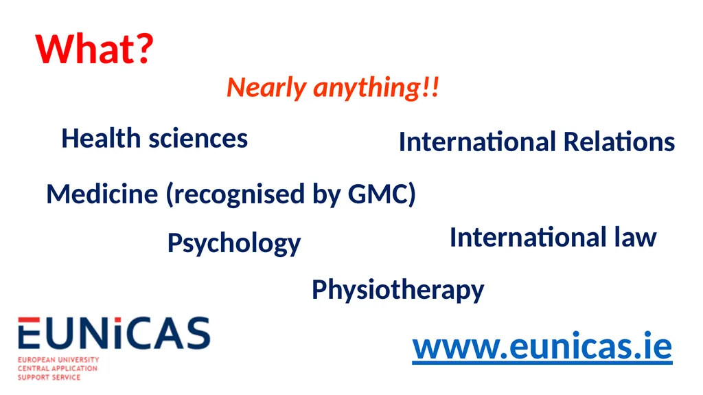 Beyond the Sixth Form Work Experience, Higher - slide 32 of 41
