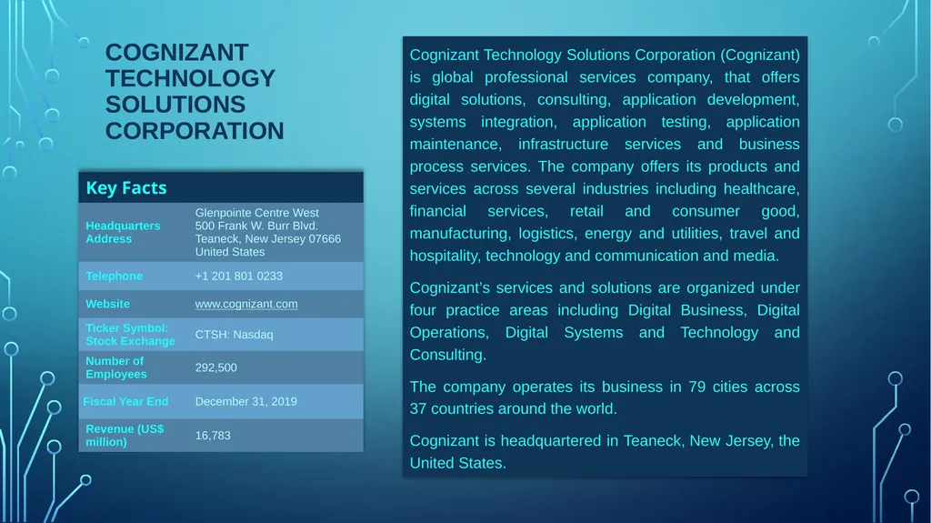 Table of Contents Analyst View Competitor view - slide 24 of 30