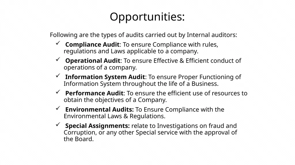 Risk based Internal audit Balanced scorecard slide - slide 29 of 31