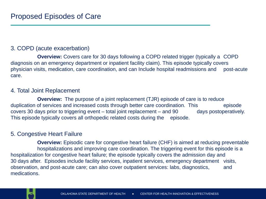 Oklahoma State Department of Health Health Finance - slide 53 of 56