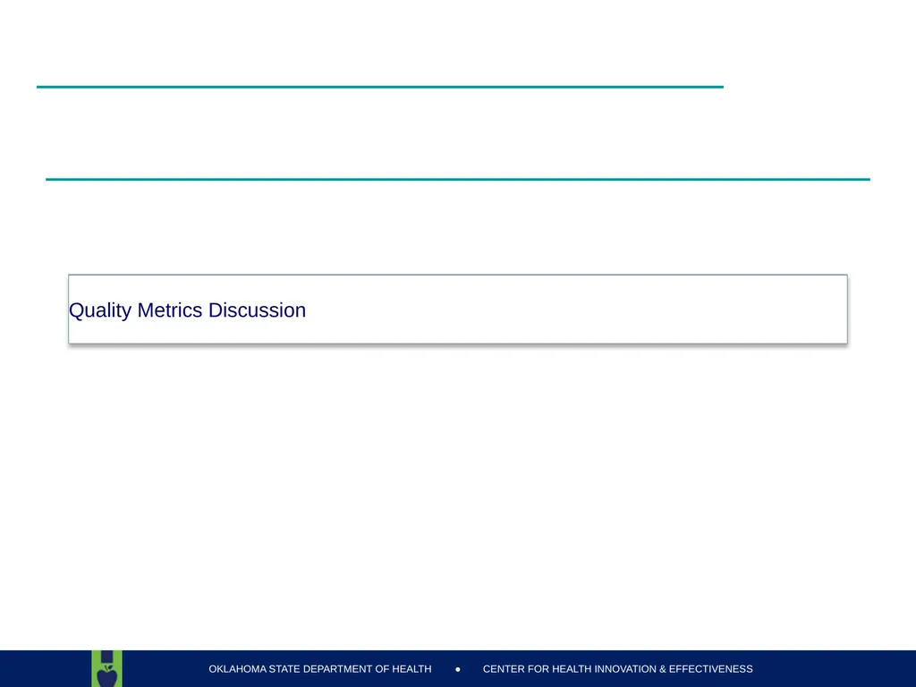 Oklahoma State Department of Health Health Finance - slide 45 of 56