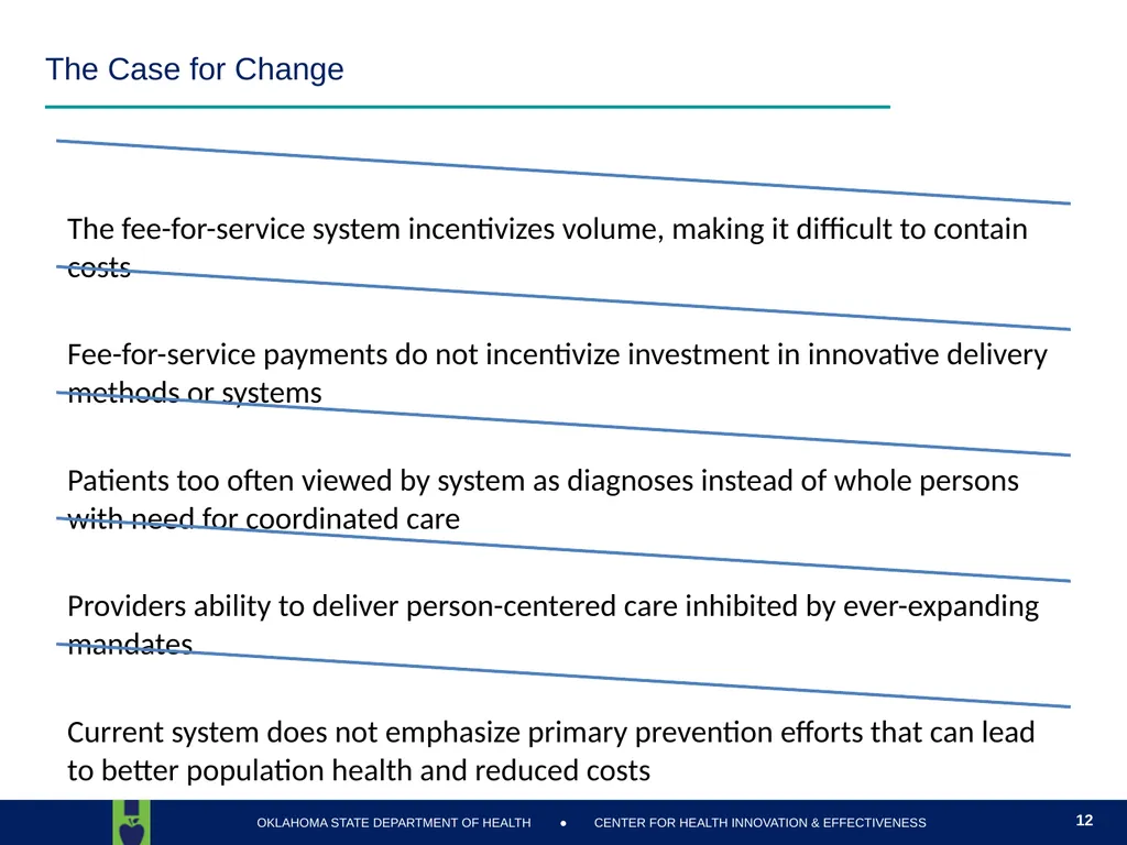 Oklahoma State Department of Health Health Finance - slide 12 of 56