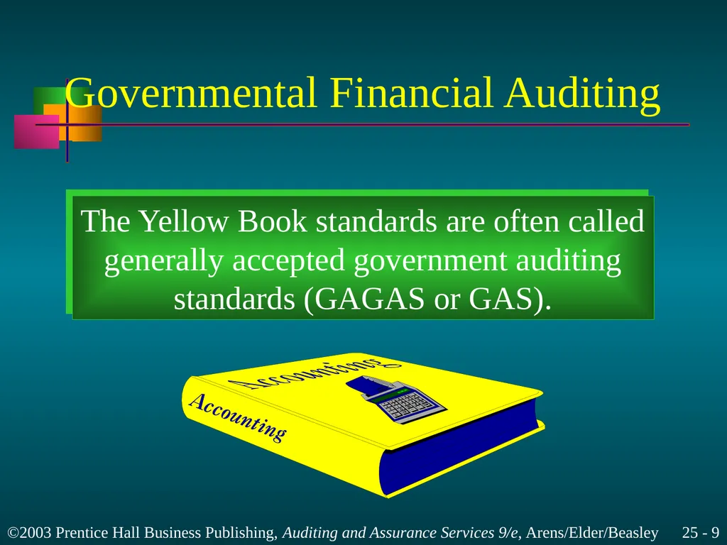 Internal and Governmental Financial Auditing and - slide 9 of 37