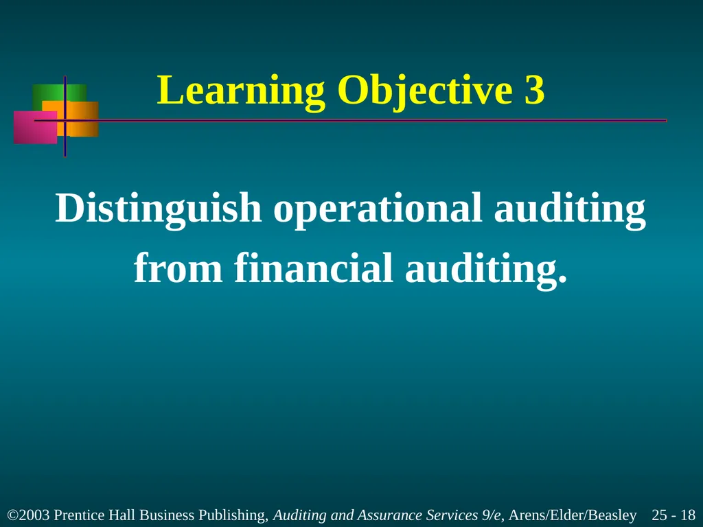 Internal and Governmental Financial Auditing and - slide 18 of 37