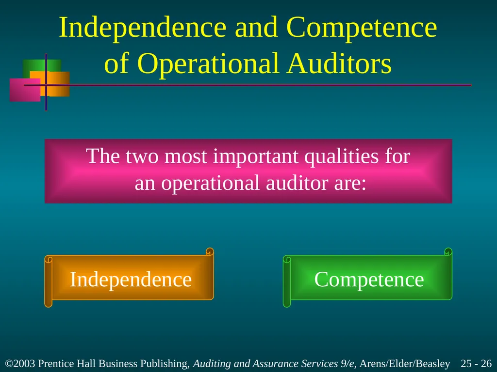 Internal and Governmental Financial Auditing and - slide 26 of 37