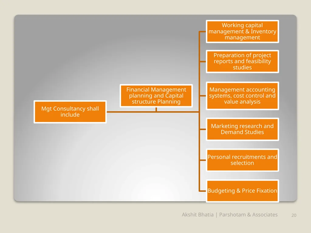 Management Consultancy Services u/s-144 of - slide 20 of 25