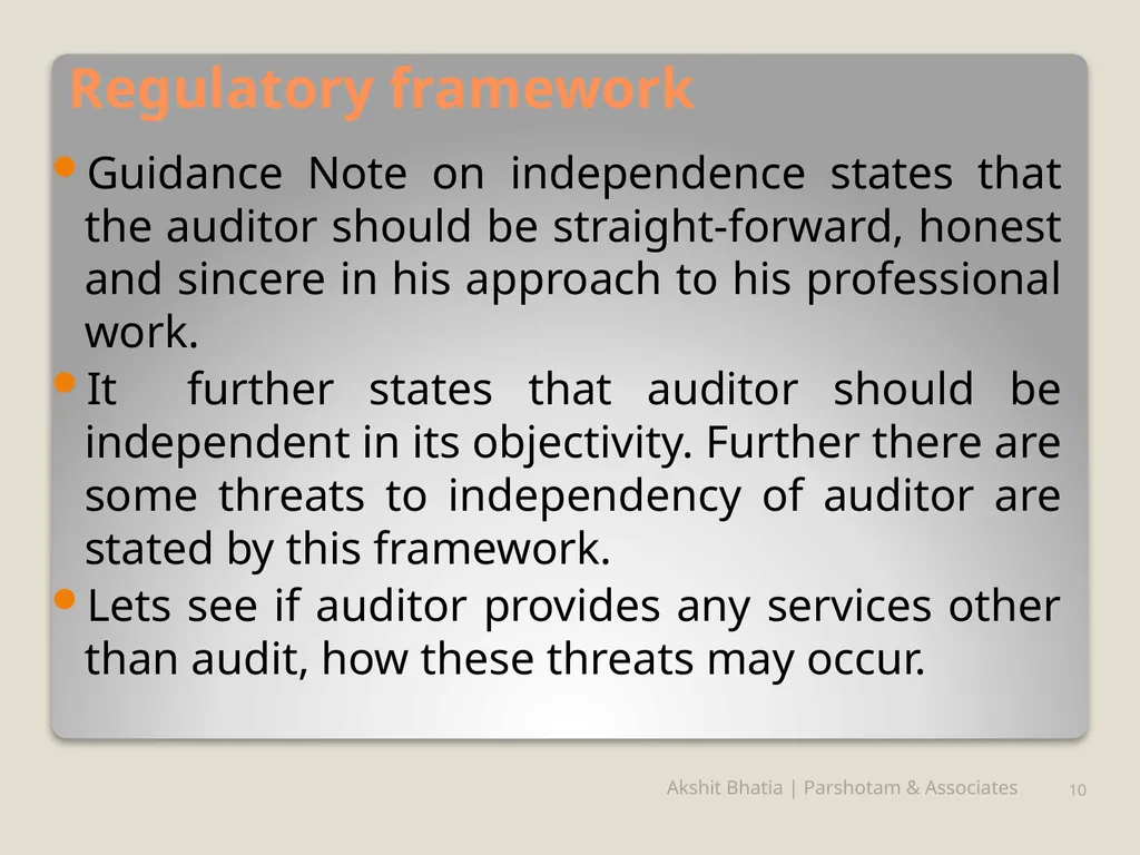 Management Consultancy Services u/s-144 of - slide 10 of 25