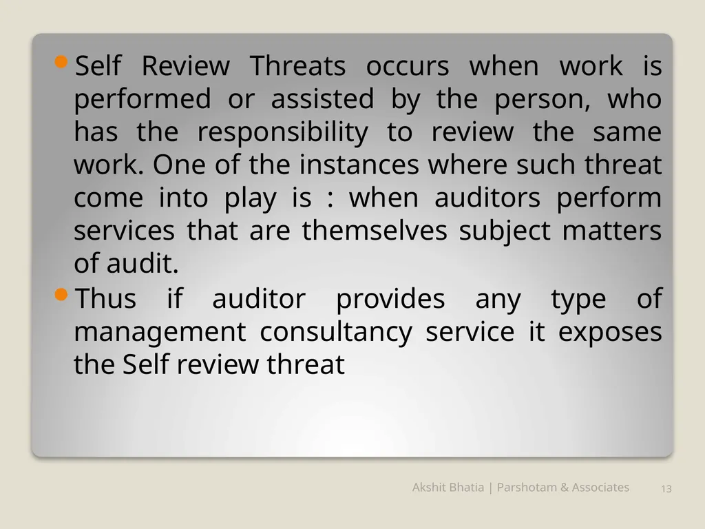 Management Consultancy Services u/s-144 of - slide 13 of 25