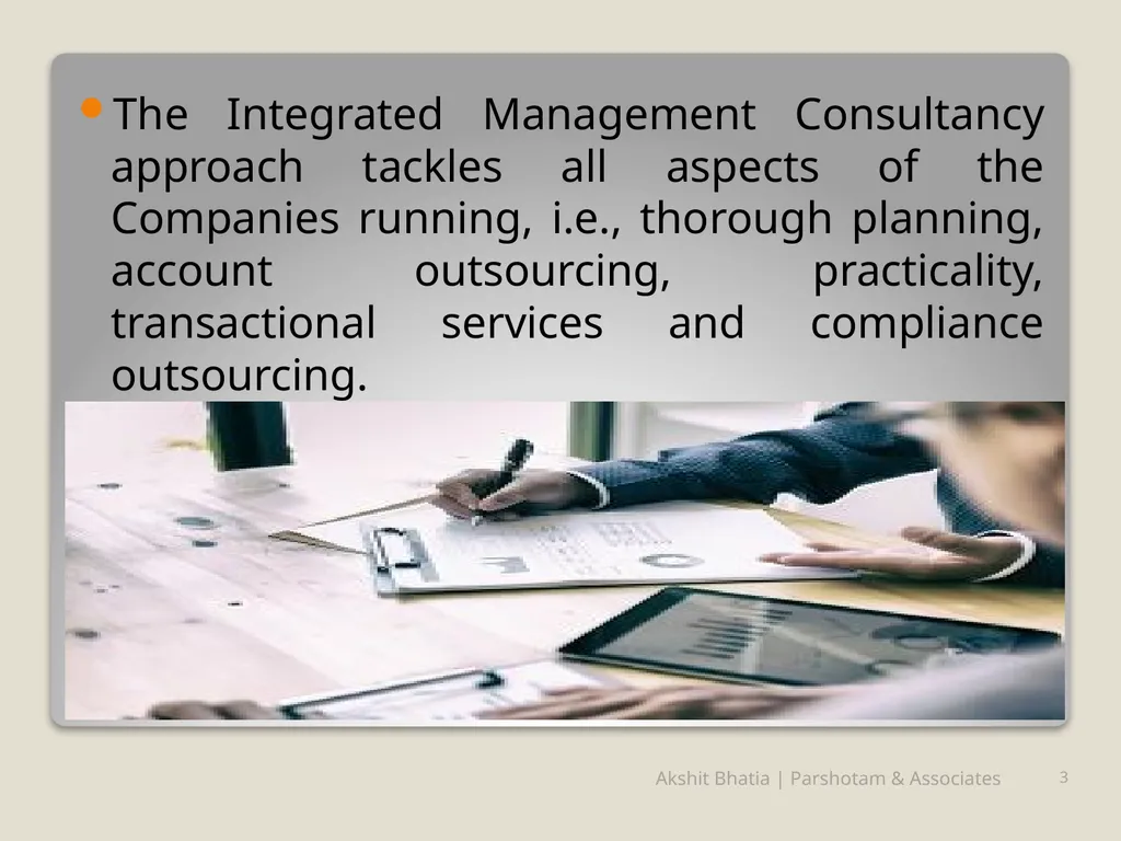 Management Consultancy Services u/s-144 of - slide 3 of 25