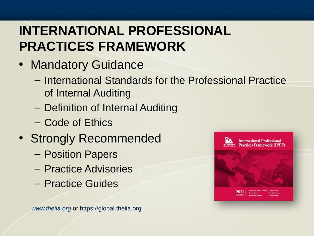 Getting to Know Internal Auditing The Profession - slide 15 of 16