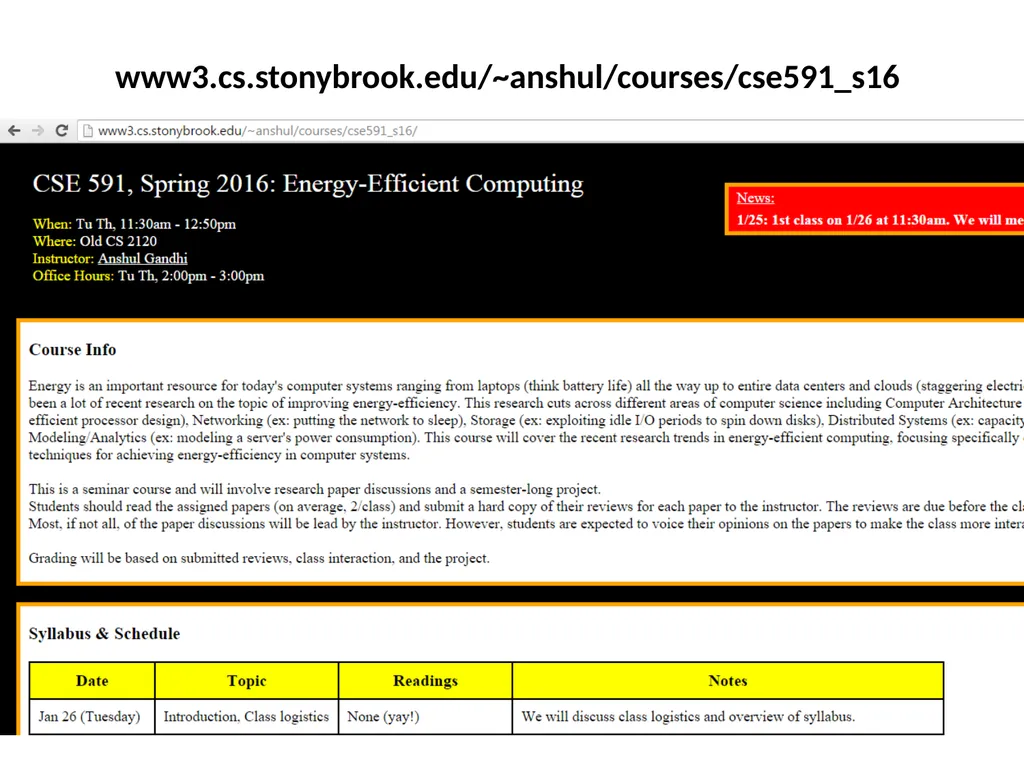 CSE 591: Energy-Efficient Computing Lecture 1: - slide 2 of 8