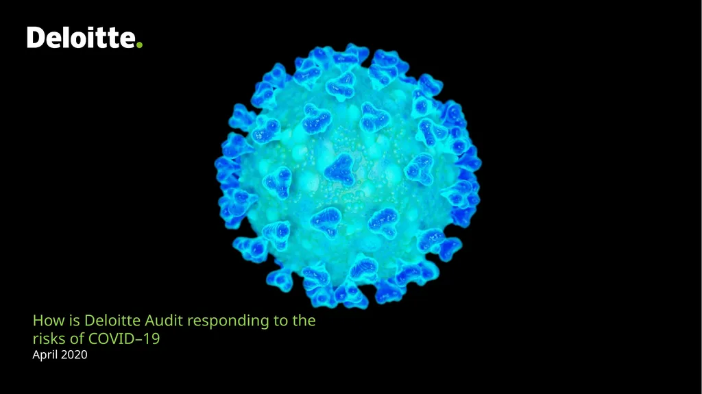 How is Deloitte Audit responding to the risks of - slide 1 of 6
