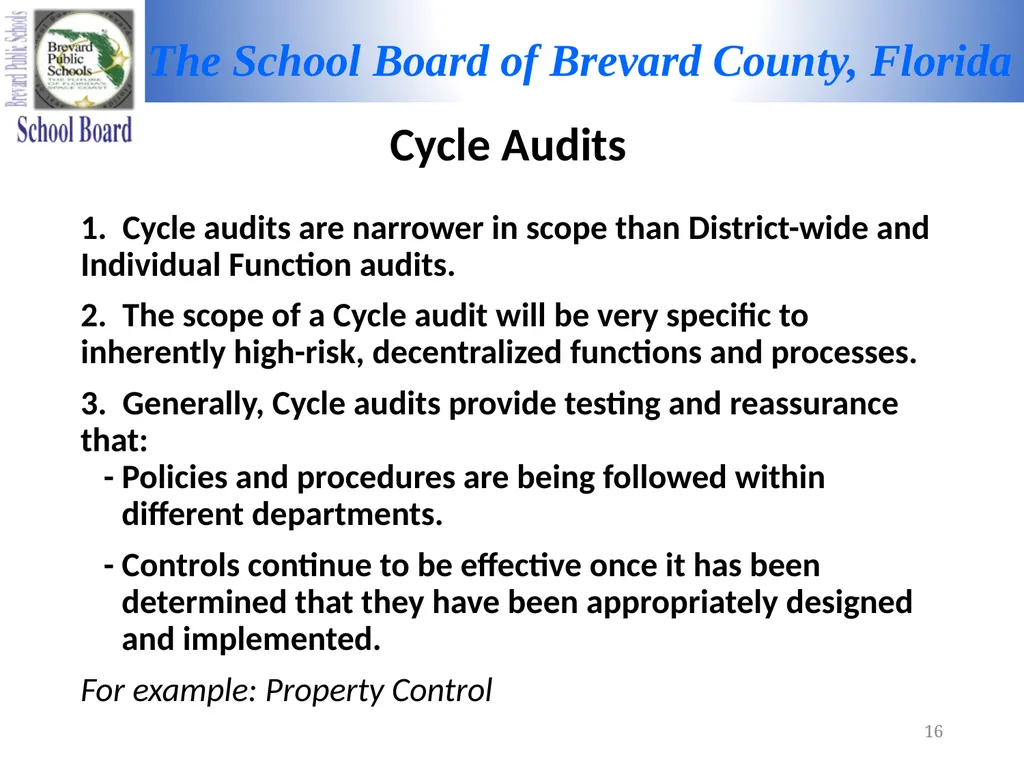 FY 2021-2022 MID-TERM REPORT Audit Committee - slide 16 of 22