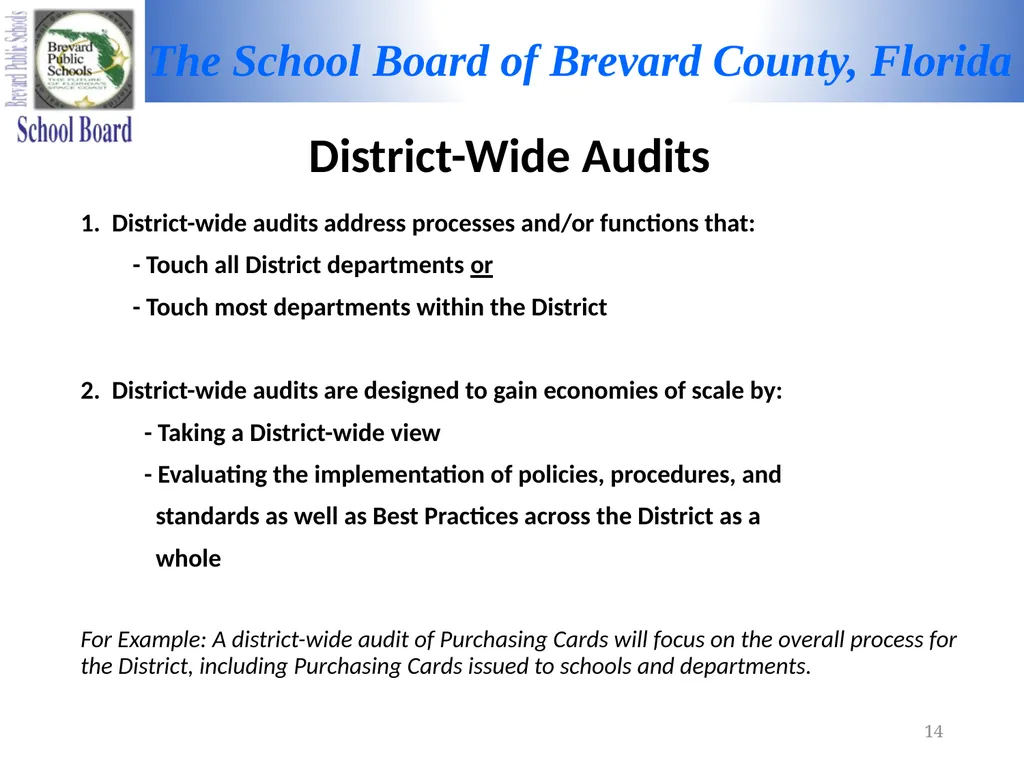 FY 2021-2022 MID-TERM REPORT Audit Committee - slide 14 of 22