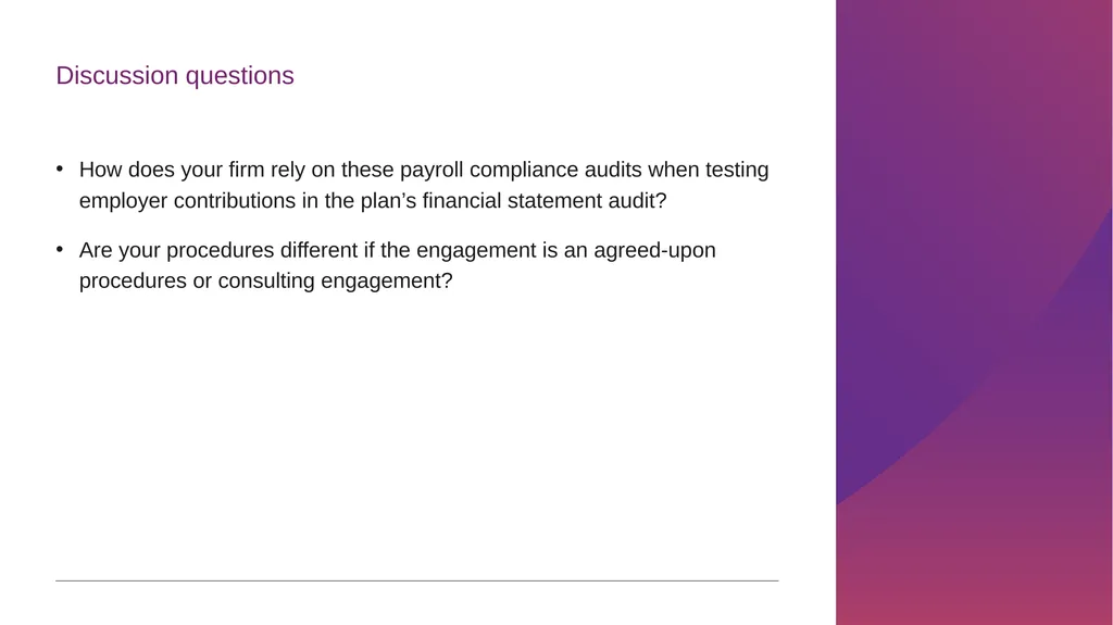 Multiemployer Plan Payroll Compliance Audits - slide 34 of 38