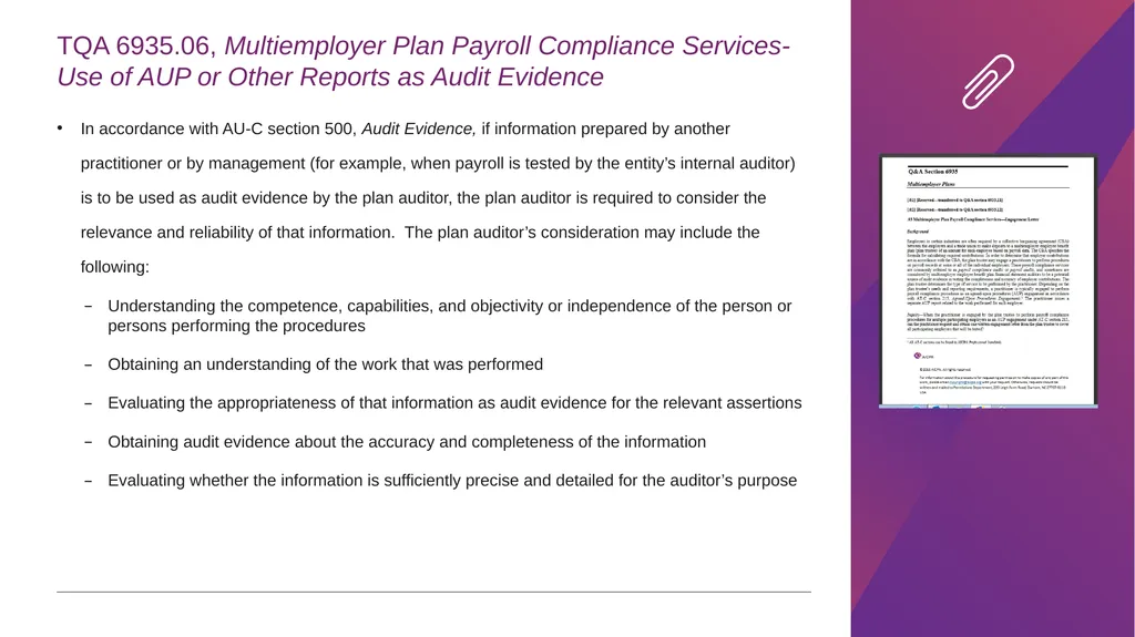 Multiemployer Plan Payroll Compliance Audits - slide 33 of 38