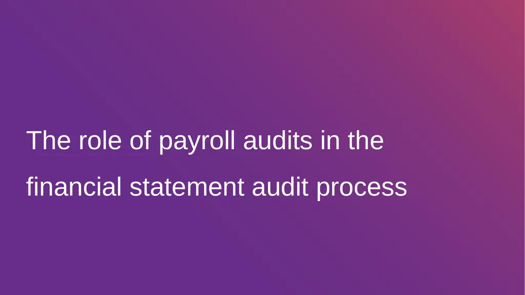 Multiemployer Plan Payroll Compliance Audits - slide 30 of 38