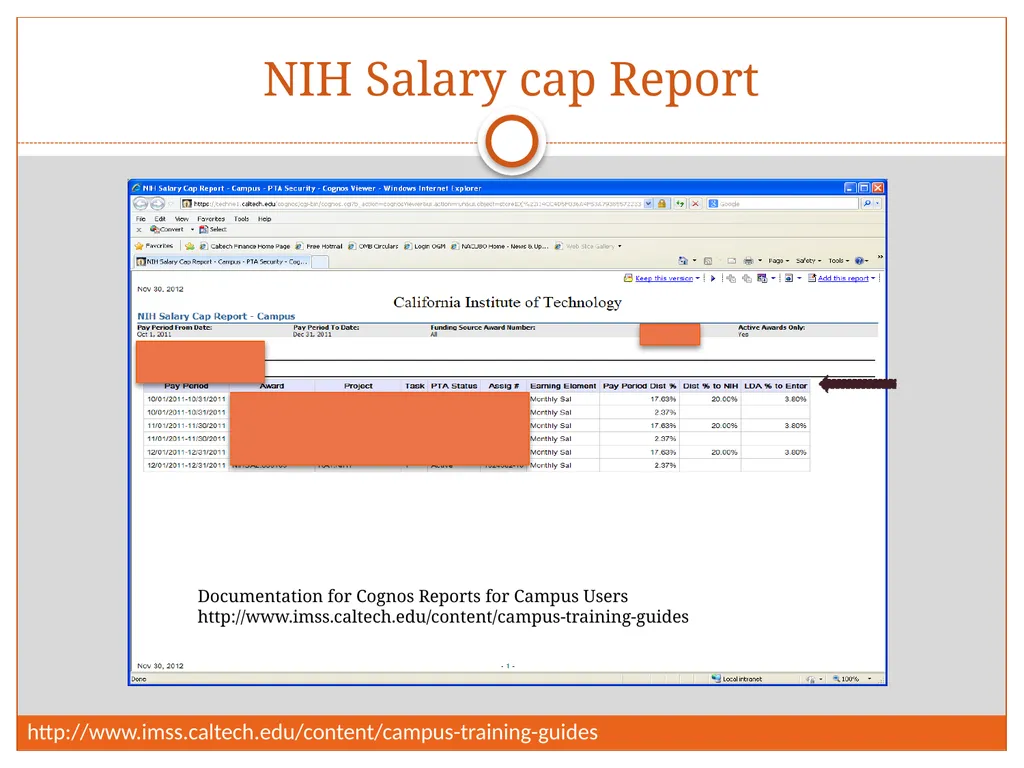 Tuesday, December 4, 2012 Research Administration - slide 13 of 31