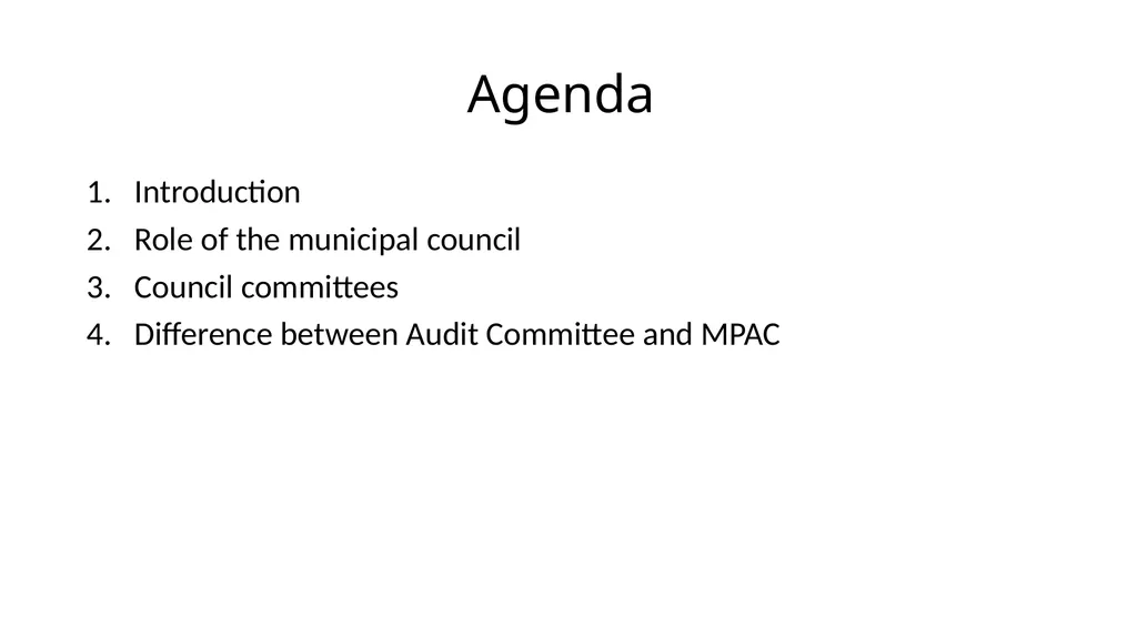 Relationship between Internal Audit, MPAC and - slide 3 of 15