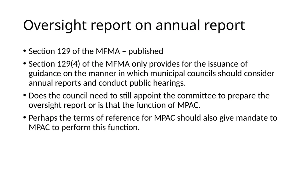 Relationship between Internal Audit, MPAC and - slide 7 of 15
