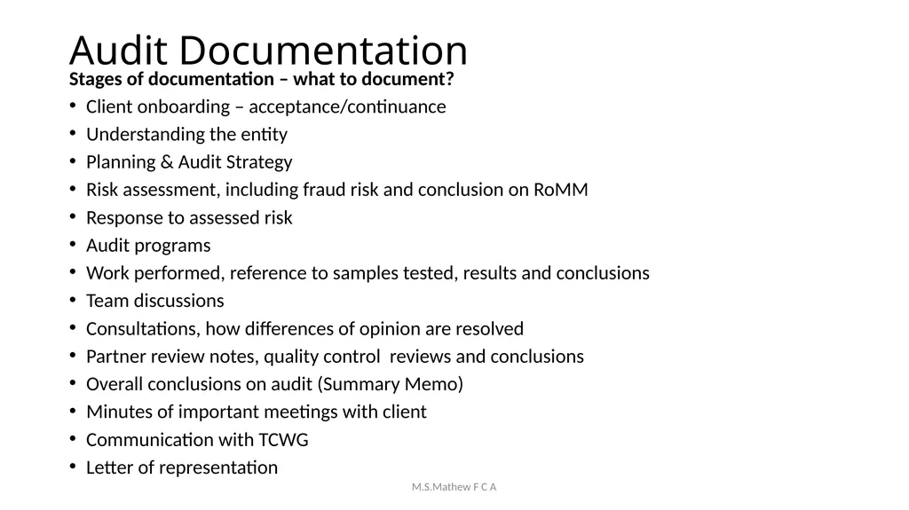 Achieving Audit Quality & Compliance with Peer - slide 70 of 83