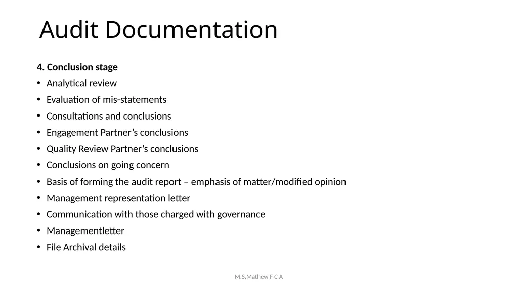 Achieving Audit Quality & Compliance with Peer - slide 76 of 83