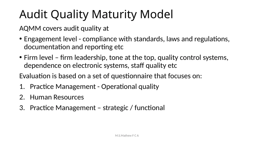 Achieving Audit Quality & Compliance with Peer - slide 23 of 83