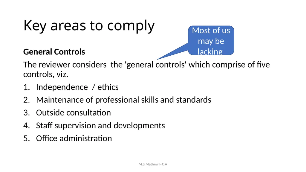 Achieving Audit Quality & Compliance with Peer - slide 12 of 83