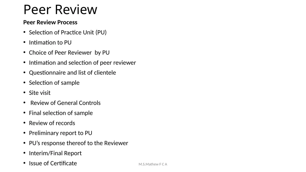 Achieving Audit Quality & Compliance with Peer - slide 82 of 83