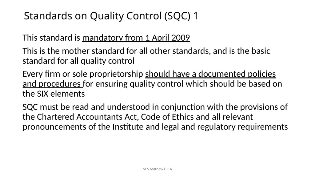 Achieving Audit Quality & Compliance with Peer - slide 29 of 83
