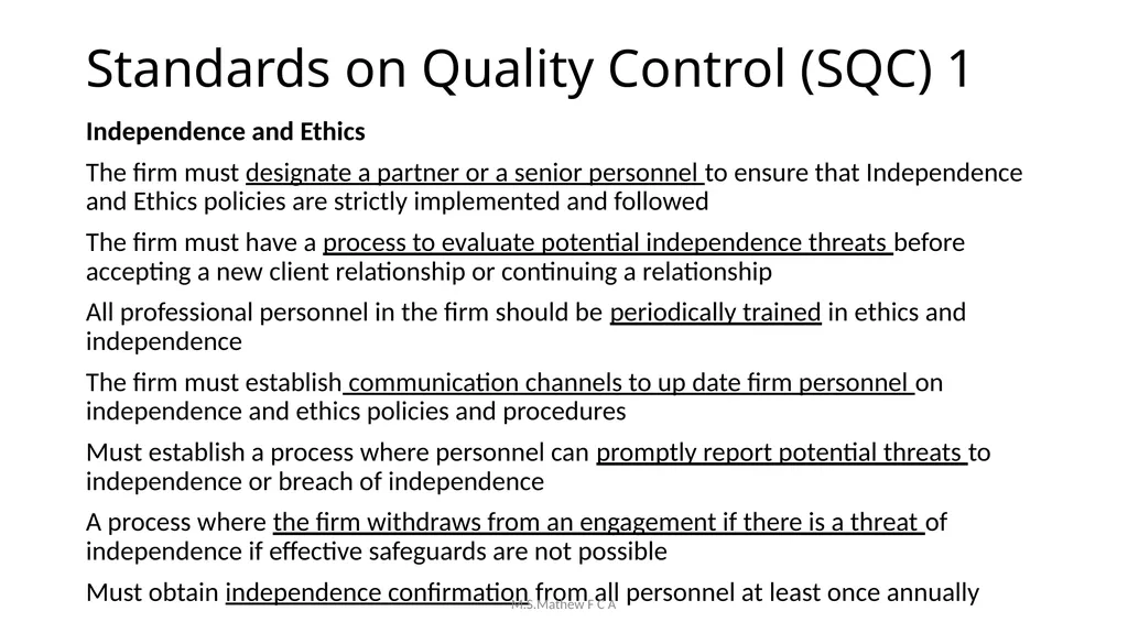 Achieving Audit Quality & Compliance with Peer - slide 34 of 83