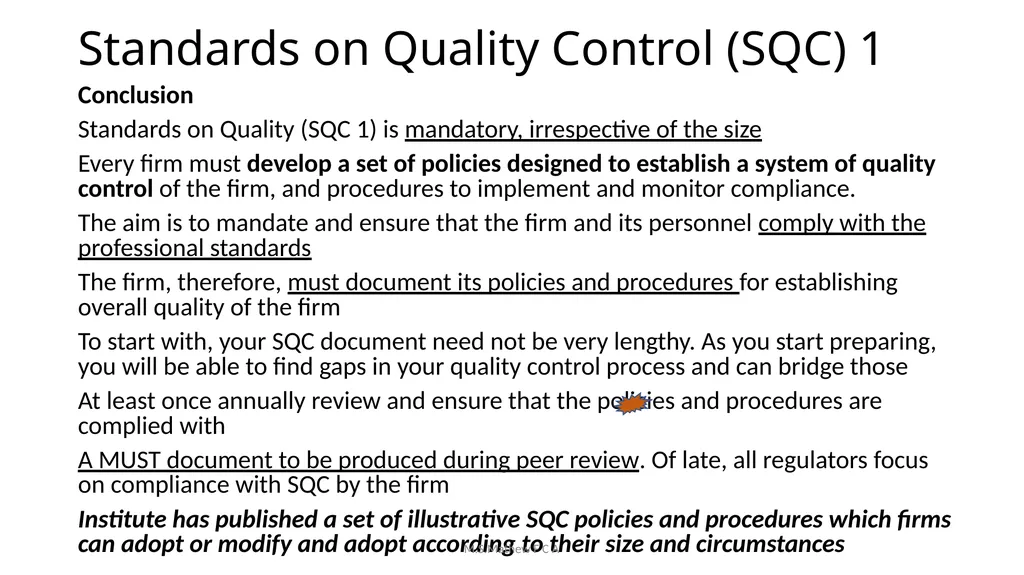 Achieving Audit Quality & Compliance with Peer - slide 41 of 83