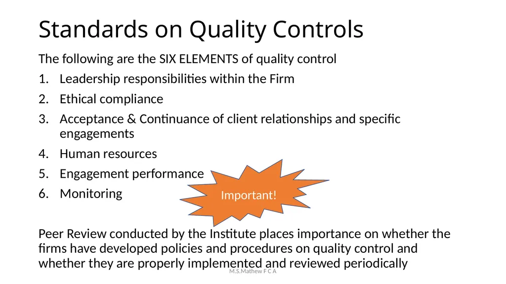 Achieving Audit Quality & Compliance with Peer - slide 28 of 83
