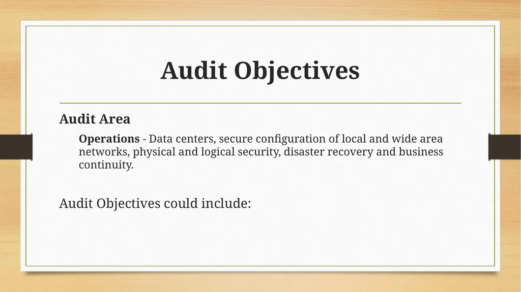 Basics to Performing Value-added IT Audits - slide 25 of 39