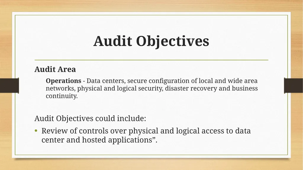 Basics to Performing Value-added IT Audits - slide 27 of 39
