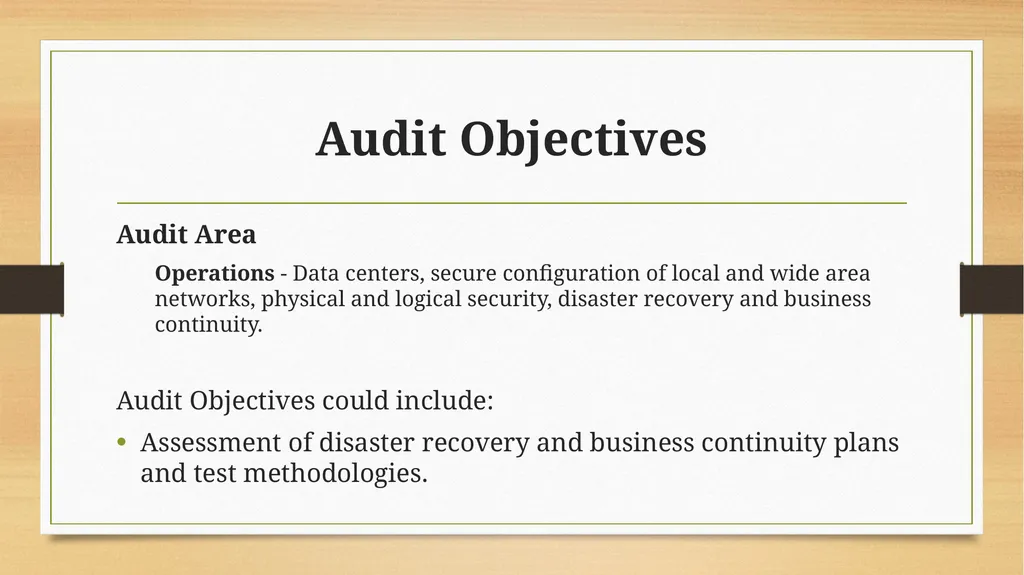 Basics to Performing Value-added IT Audits - slide 28 of 39
