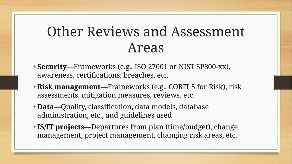 Basics to Performing Value-added IT Audits - slide 23 of 39